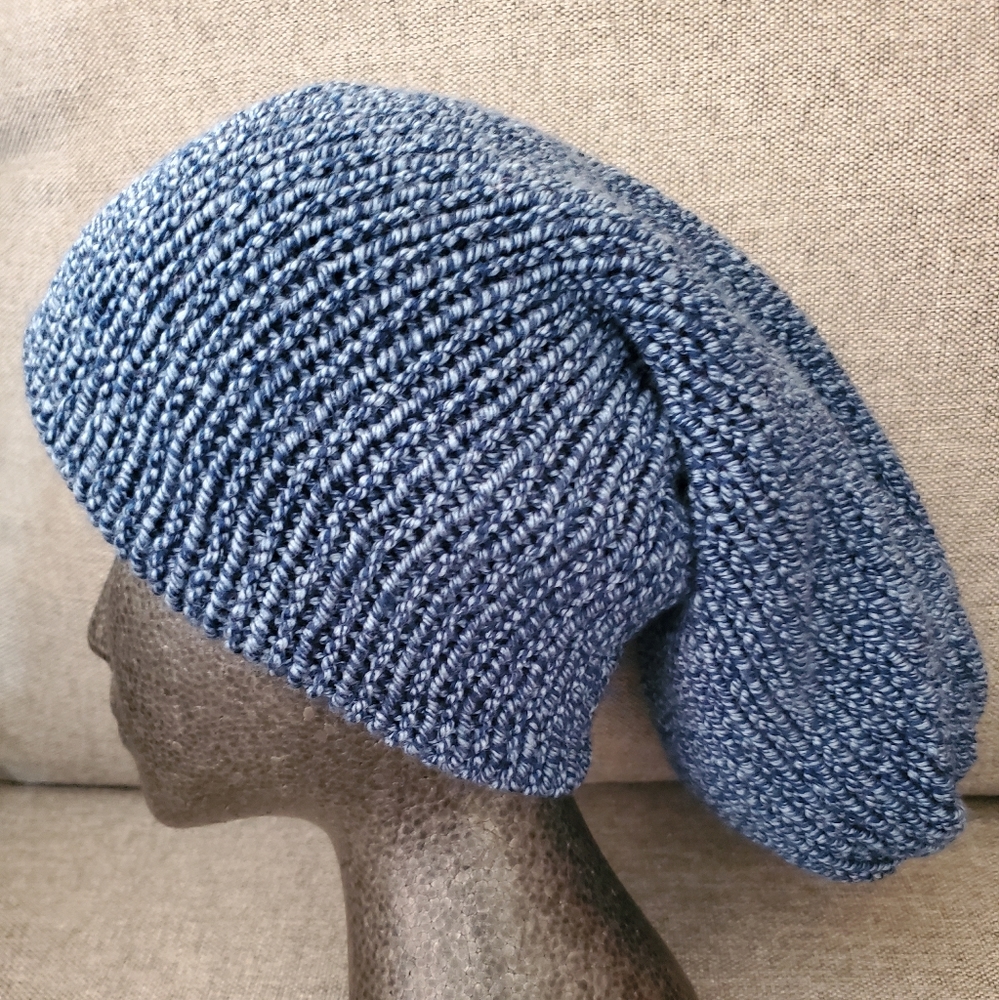 Reversible Handmade Unisex Beanie - Picture 4 of 4